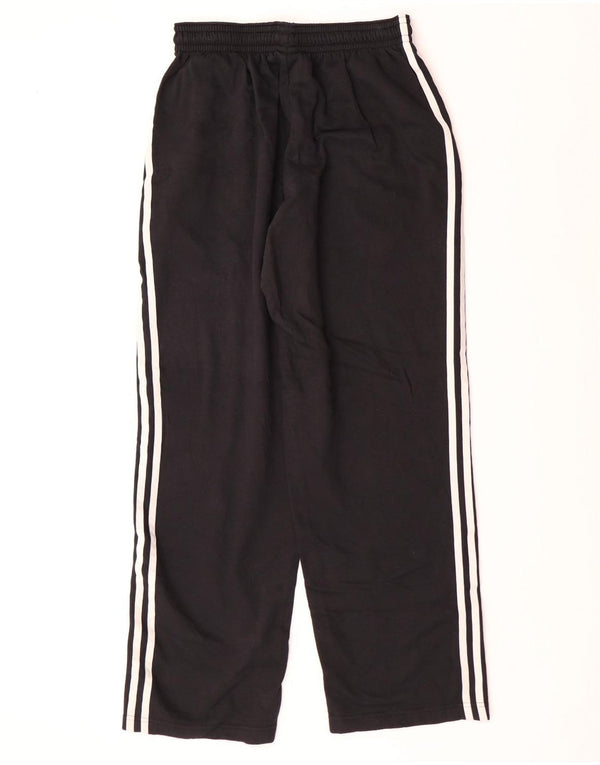ADIDAS Womens Tracksuit Trousers UK 14 Large  Black Cotton