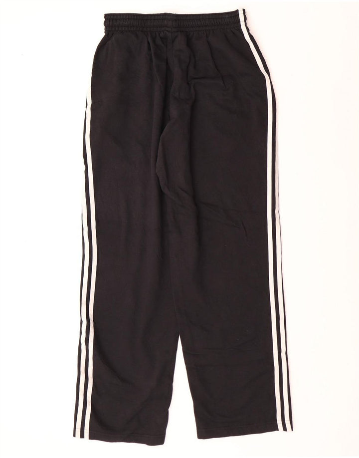 ADIDAS Womens Tracksuit Trousers UK 14 Large  Black Cotton