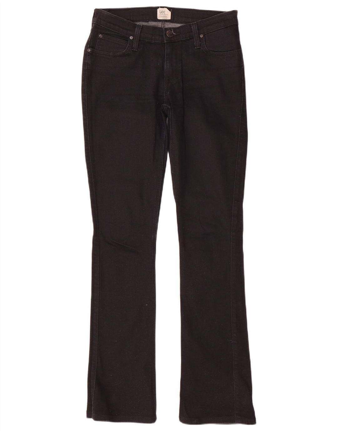 Lee Womens Bonnie Bootcut Jeans W29 L33 Black Cotton