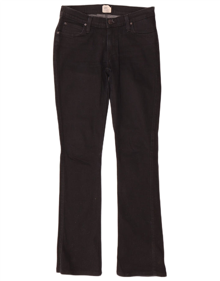 Lee Womens Bonnie Bootcut Jeans W29 L33 Black Cotton
