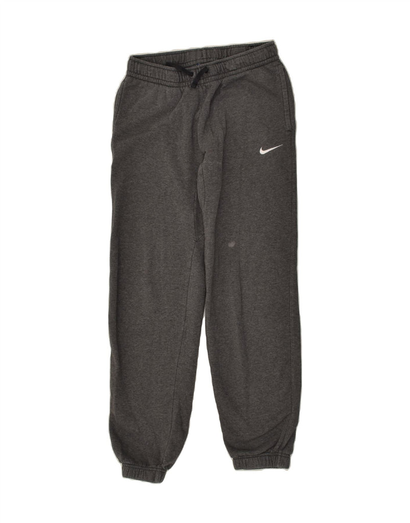 NIKE Mens Tracksuit Trousers Joggers Small Grey Cotton | Vintage Nike | Thrift | Second-Hand Nike | Used Clothing | Messina Hembry 
