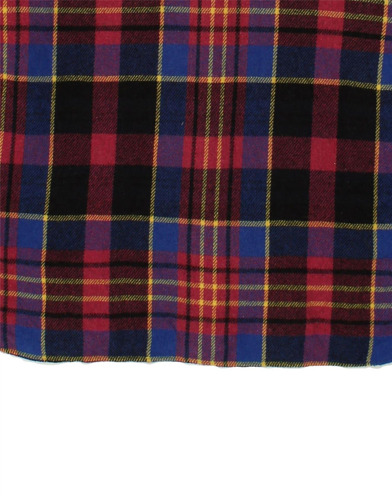 VINTAGE Mens Flannel Shirt Large Multicoloured Check | Vintage Vintage | Thrift | Second-Hand Vintage | Used Clothing | Messina Hembry 