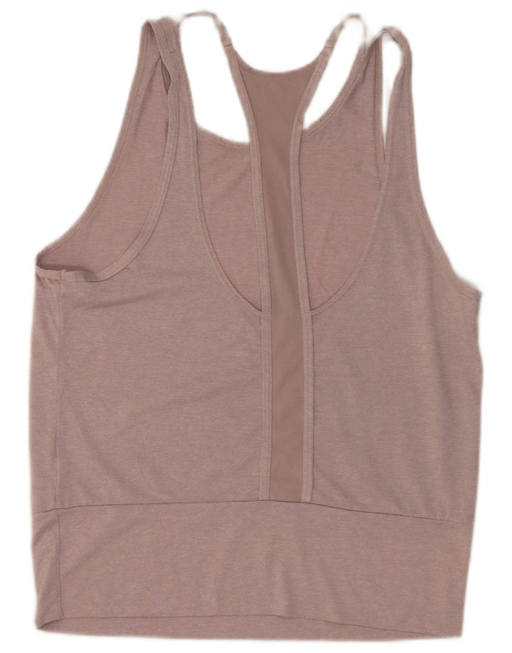 Nike Womens Dri Fit Vest Top UK 12 Medium Pink