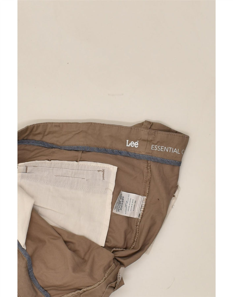 LEE Womens Slim Chino Trousers US 22 3XL W48 L32 Brown Cotton | Vintage Lee | Thrift | Second-Hand Lee | Used Clothing | Messina Hembry 