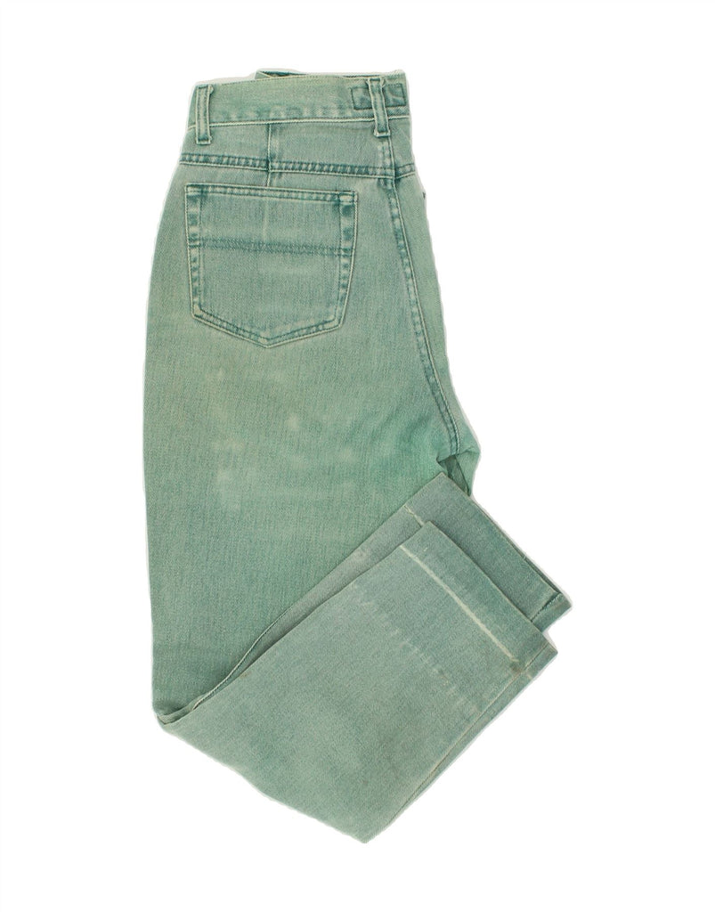 VINTAGE Womens Tapered Jeans W31 L27 Green Cotton | Vintage Vintage | Thrift | Second-Hand Vintage | Used Clothing | Messina Hembry 