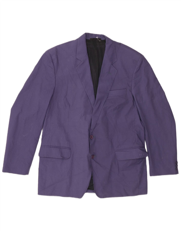 Rohan Mens 2 Button Blazer Jacket UK 40 Large Navy Blue Polyester