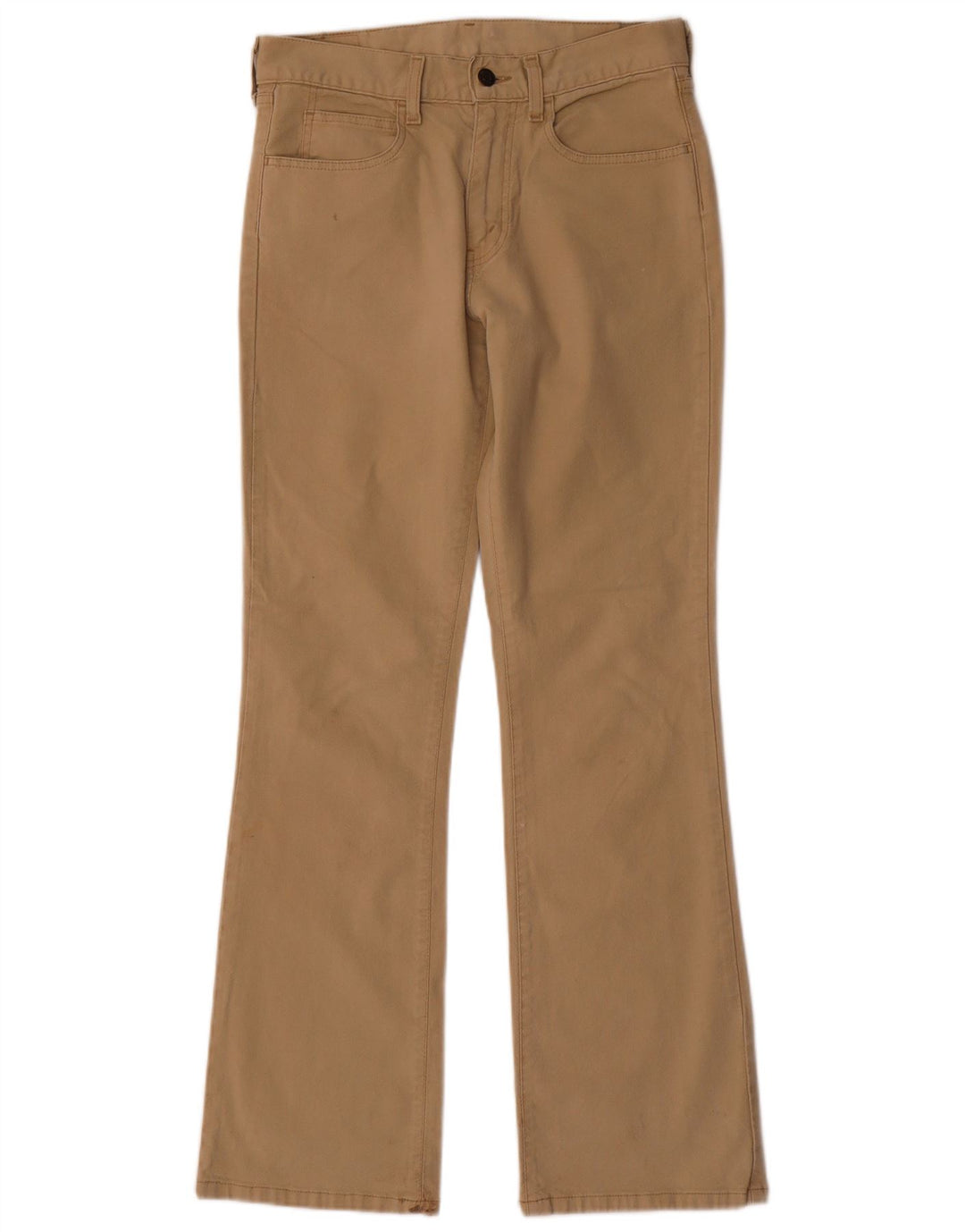 Levi's Mens 525 Bootcut Casual Trousers W30 L32 Beige Cotton