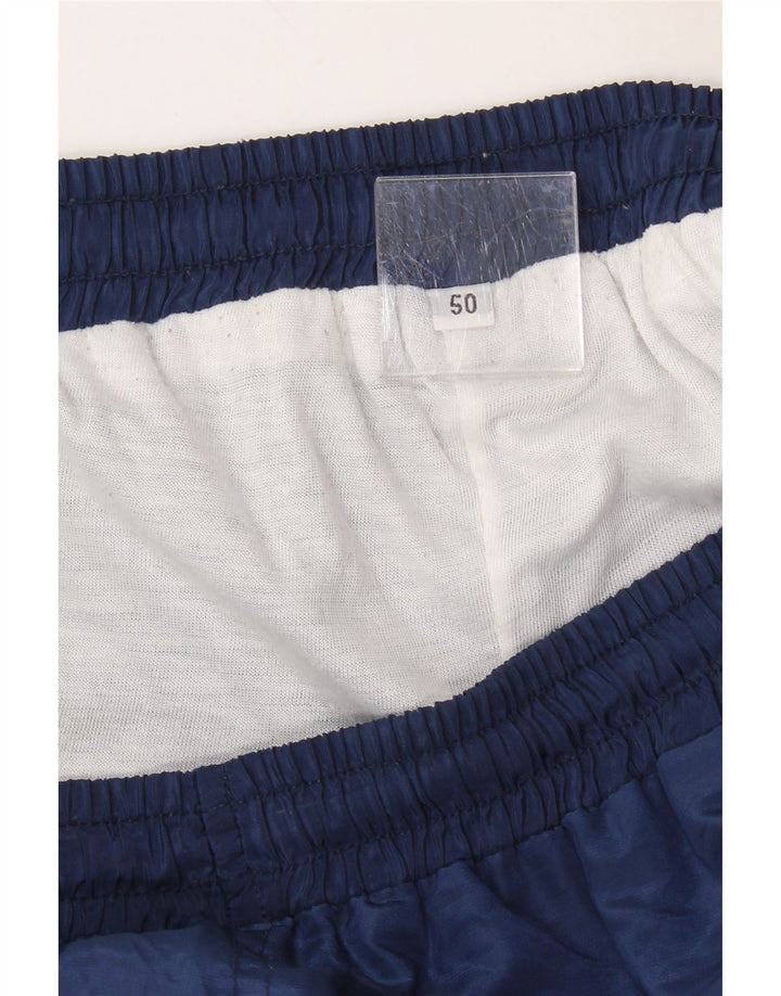 VINTAGE Mens Tracksuit Trousers Joggers IT 50 Large  Navy Blue