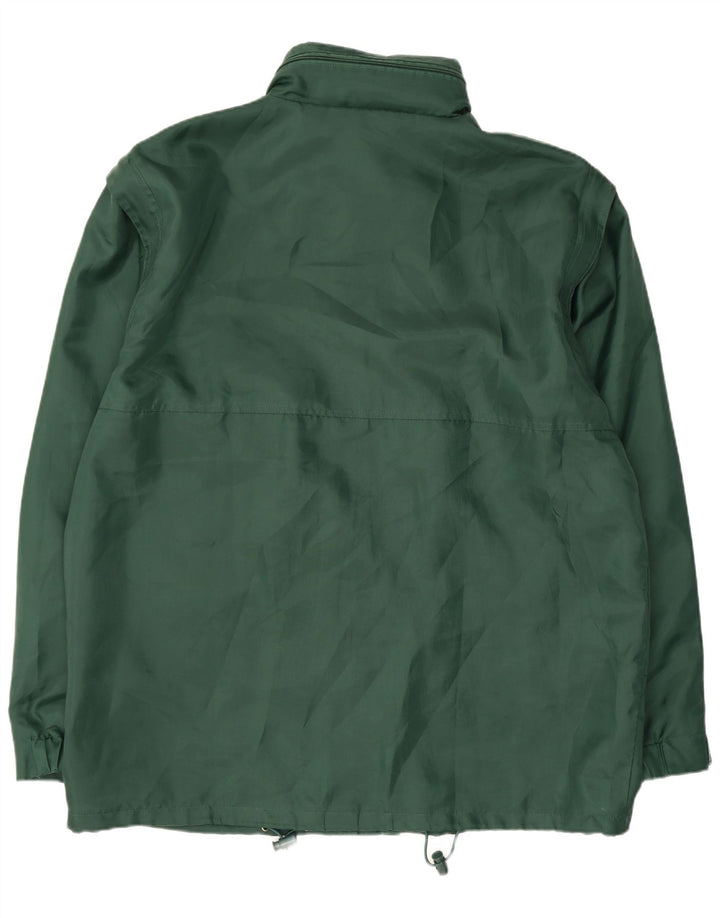 Spalding Mens Hooded Rain Jacket UK 42 XL Green Polyamide
