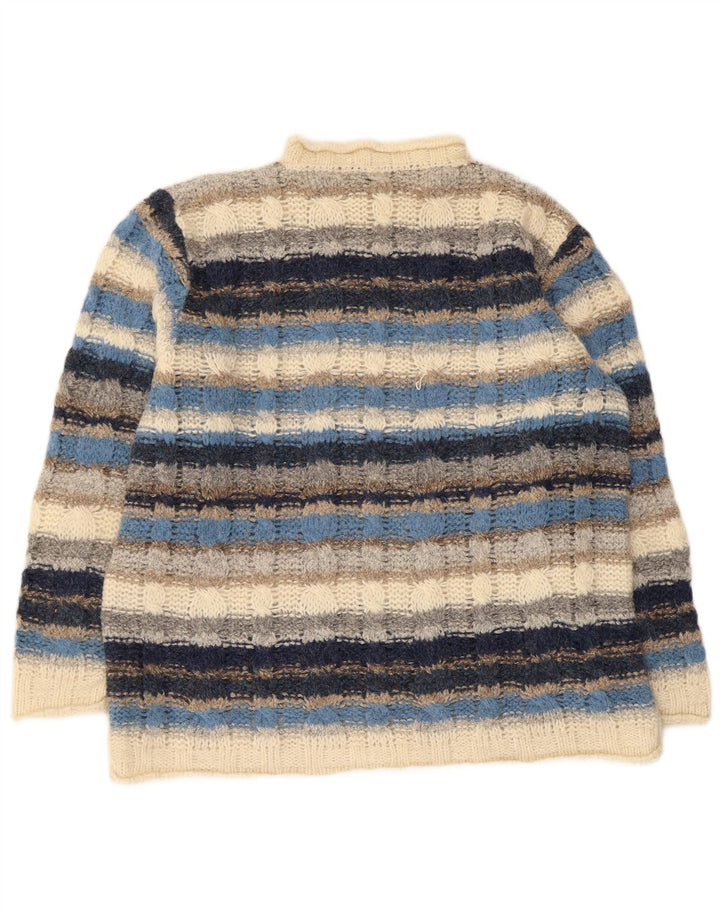 Fort & Madox Womens Turtle Neck Jumper Sweater IT 46 Large Multicoloured