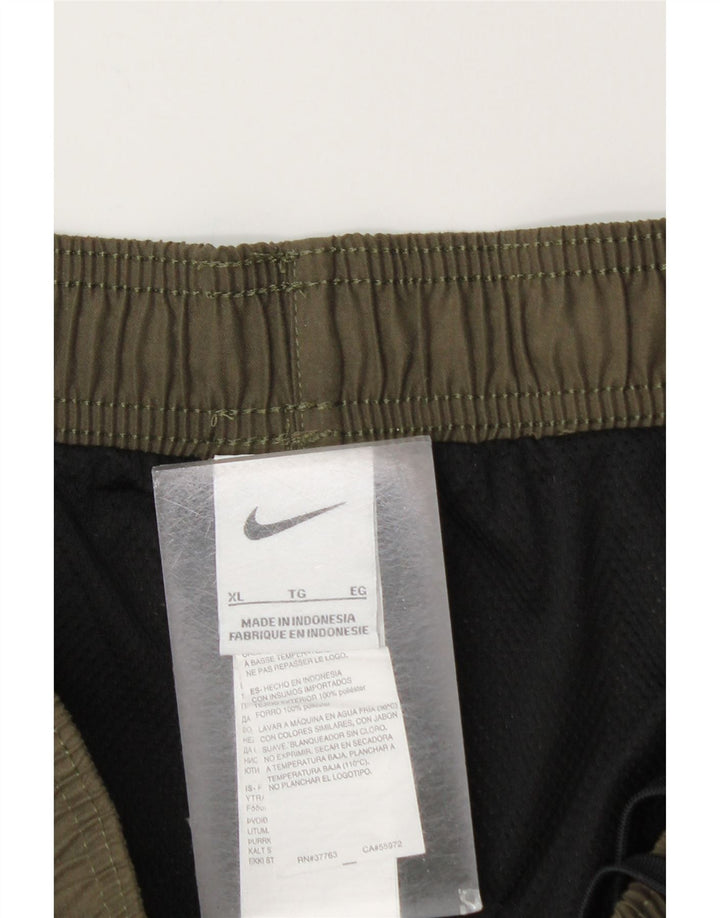 NIKE Mens Sport Shorts XL  Khaki Polyester