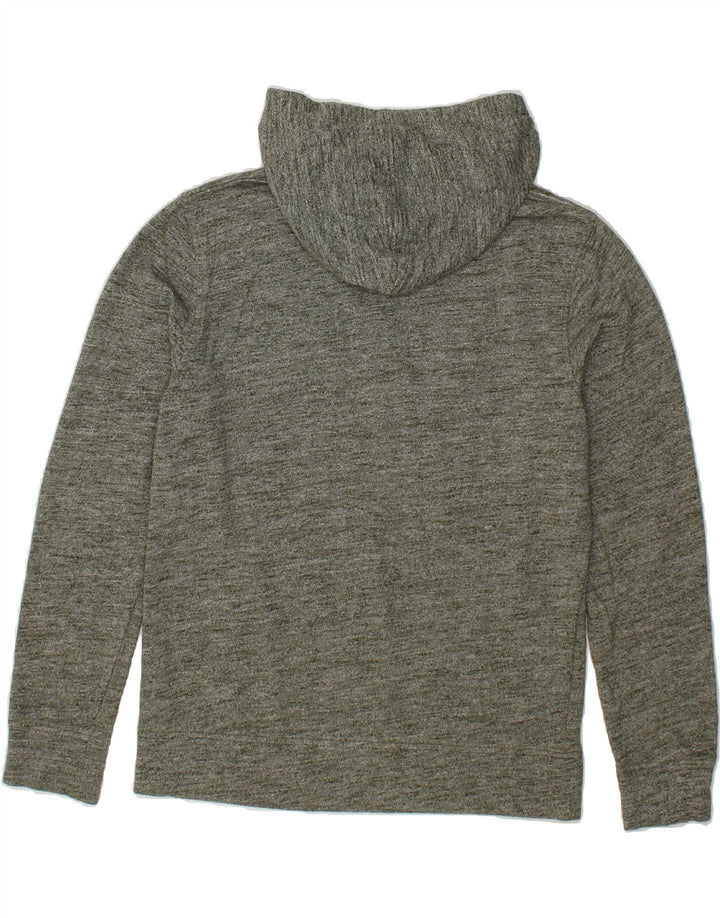 JACK & JONES Mens Graphic Hoodie Jumper Medium Green Flecked Polyester Vintage Jack & Jones and Second-Hand Jack & Jones from Messina Hembry 