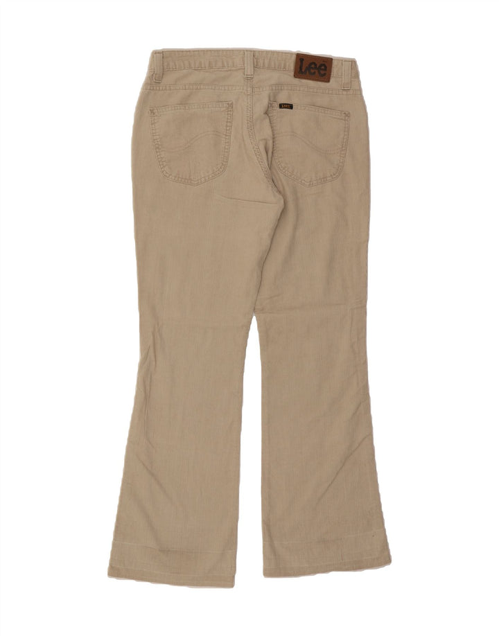 LEE Womens Bootcut Corduroy Trousers W33 L31 Beige Cotton Vintage Lee and Second-Hand Lee from Messina Hembry 
