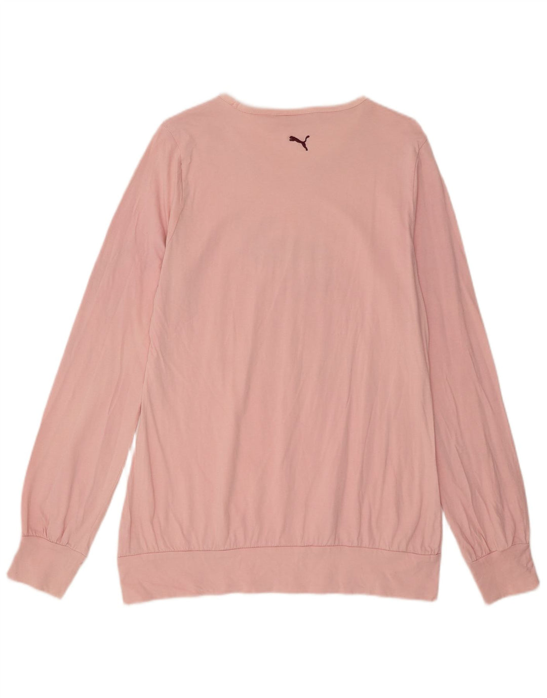 Puma Womens Graphic Sweatshirt Jumper UK 16 Large Pink