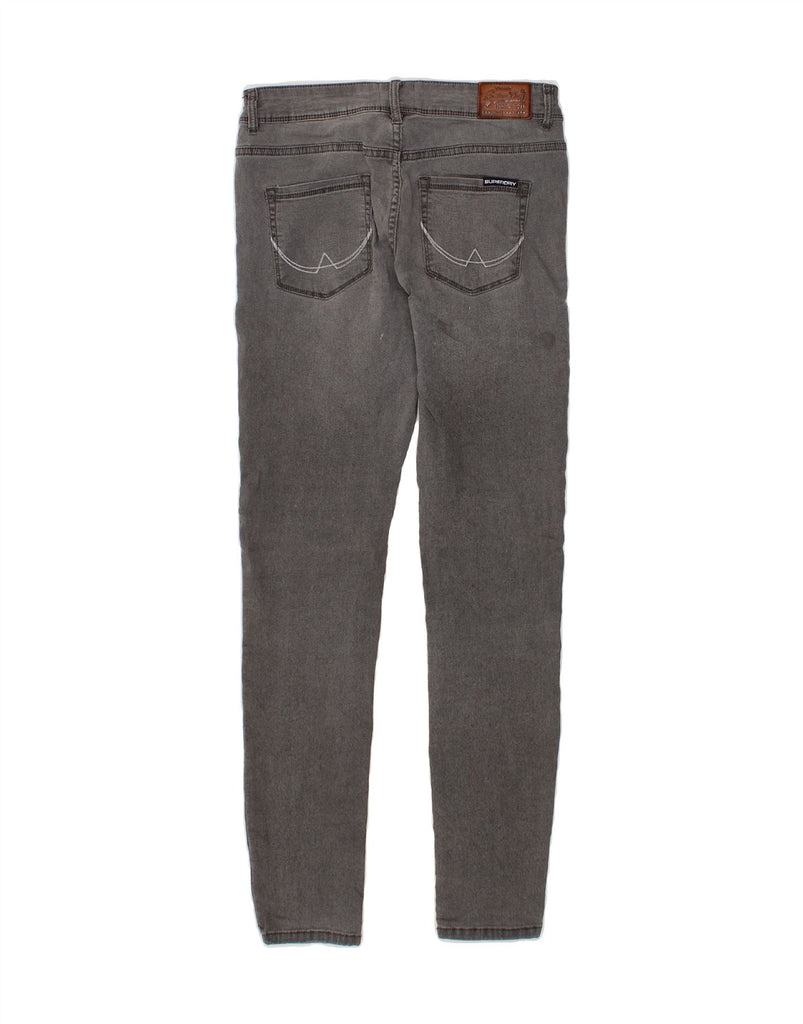 SUPERDRY Womens Skinny Jeans W28 L29 Grey Cotton Vintage Superdry and Second-Hand Superdry from Messina Hembry 