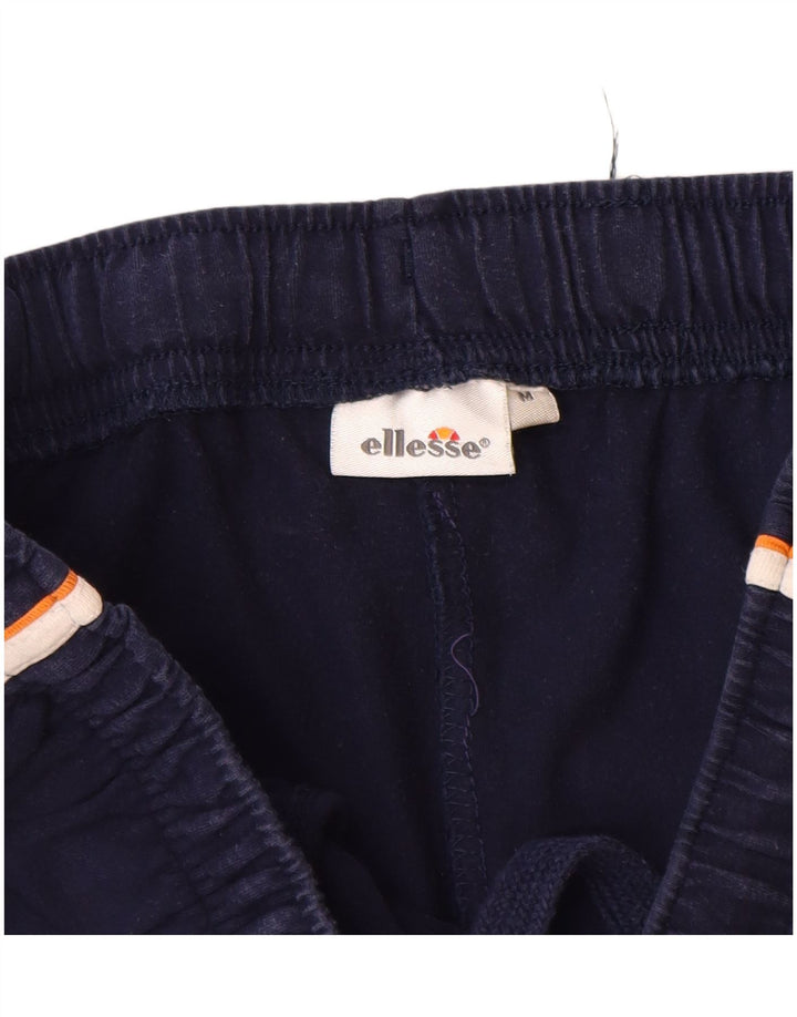 Ellesse Mens Tracksuit Trousers Medium Navy Blue Cotton