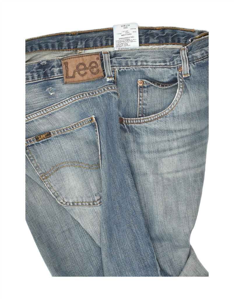 LEE Mens Knox Straight Jeans W38 L34  Blue Cotton | Vintage Lee | Thrift | Second-Hand Lee | Used Clothing | Messina Hembry 