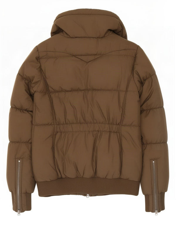 Levi's Womens Oversized Padded Jacket UK 6 XS Khaki Polyester