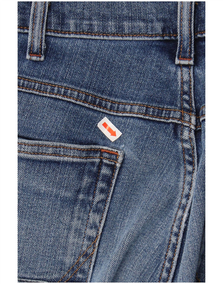 WRANGLER Mens Arizona Stretch Straight Jeans W36 L30 Blue Cotton