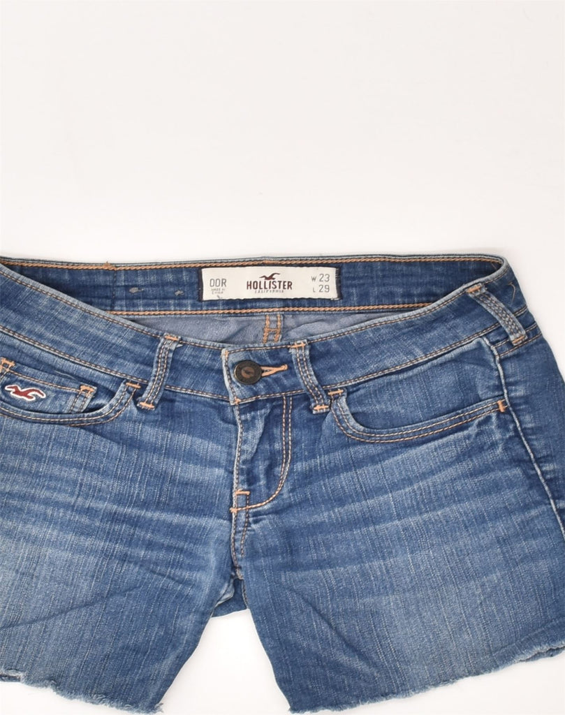 HOLLISTER Womens Denim Shorts W23 2XS Blue Cotton | Vintage Hollister | Thrift | Second-Hand Hollister | Used Clothing | Messina Hembry 