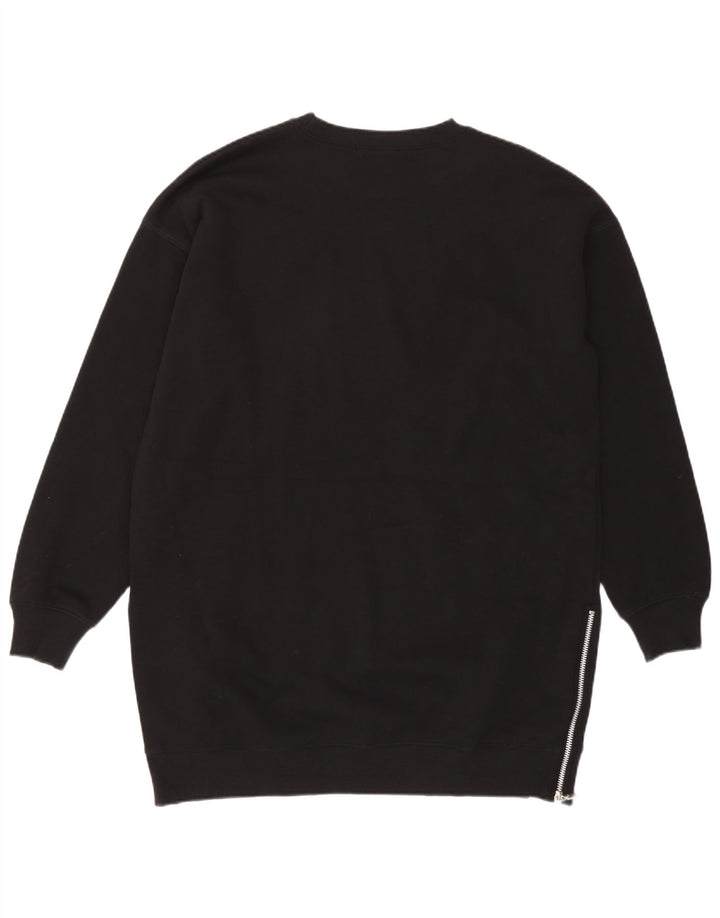 MINT VELVET Womens Sweatshirt Jumper UK 14 Medium Black