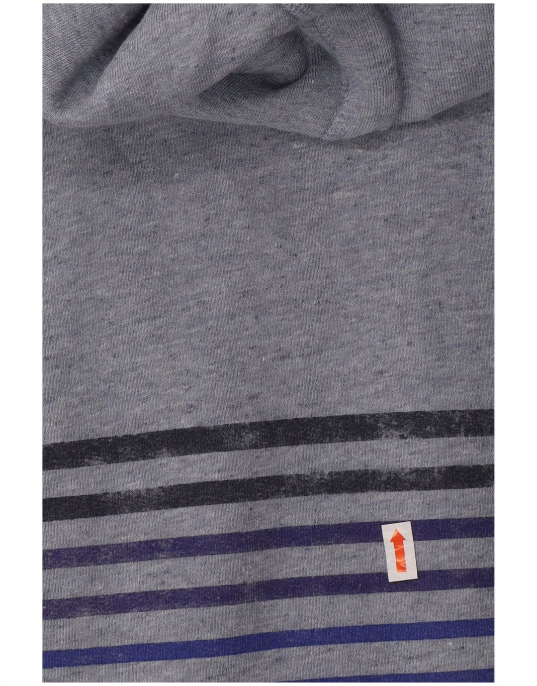 SUPERDRY Mens Graphic Hoodie Jumper 2XL Blue Cotton