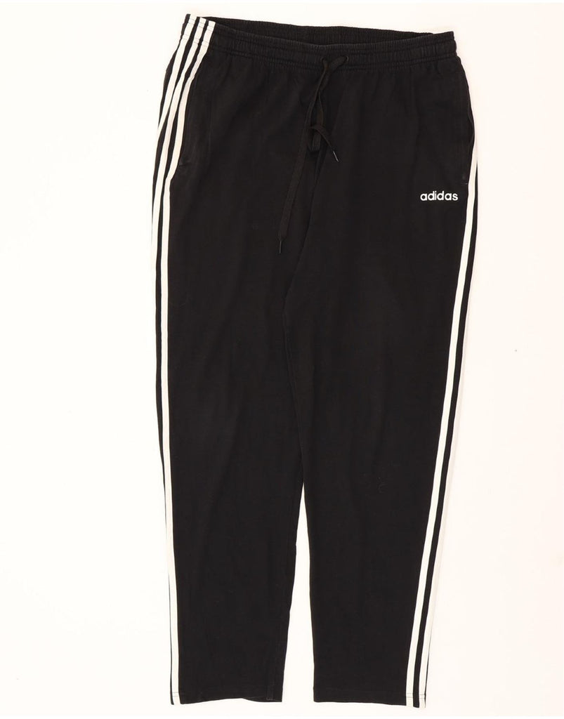 ADIDAS Boys Tracksuit Trousers 15-16 Years 2XL Black Cotton Vintage Adidas and Second-Hand Adidas from Messina Hembry 