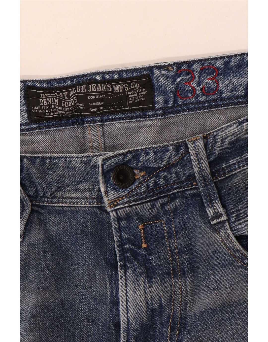 Replay Womens Slim Jeans W33 L29 Blue