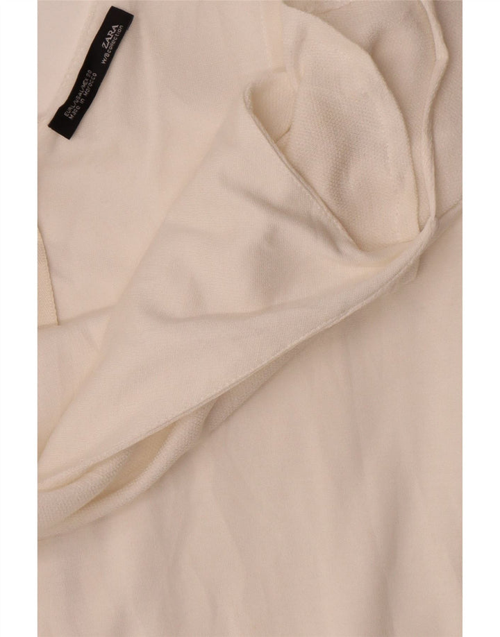 Zara Womens Slip Dress UK 14 Large White
