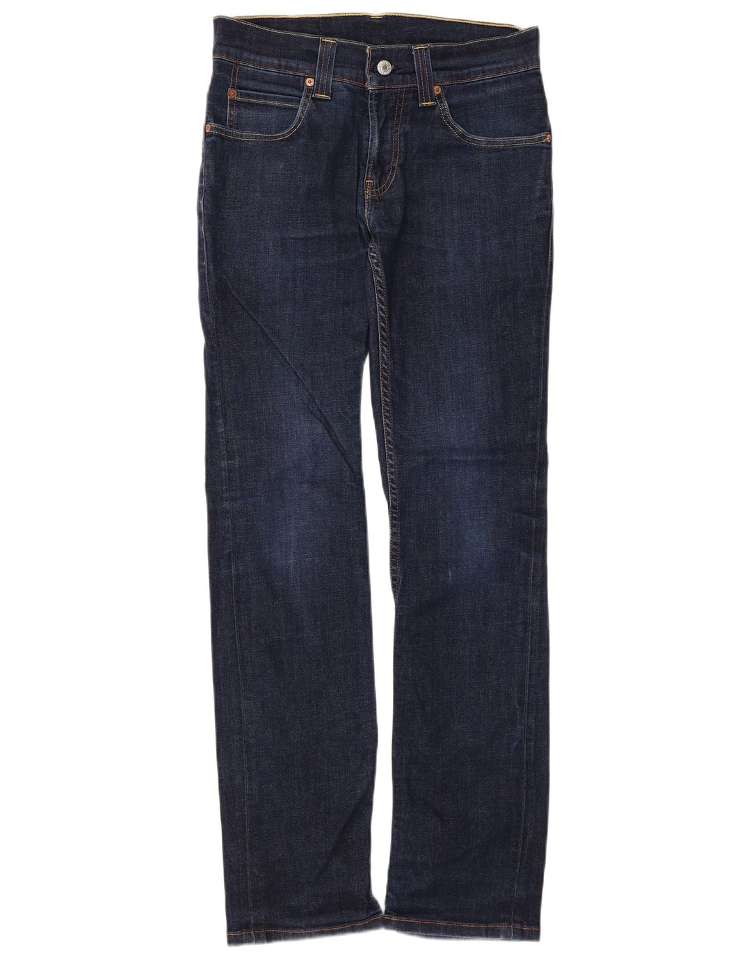 Levi's Womens Slim Jeans W30 L32 Navy Blue Cotton