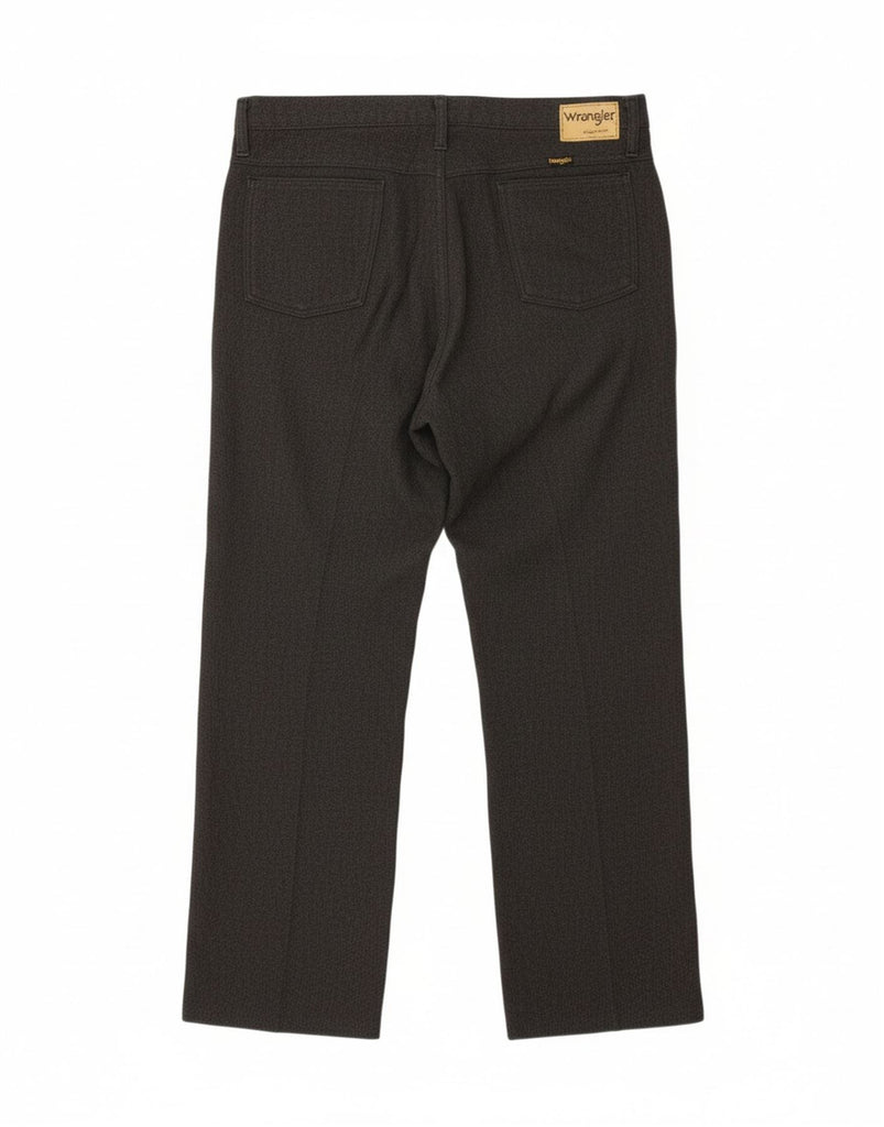 WRANGLER Mens Straight Casual Trousers W36 L30 Grey Vintage Wrangler and Second-Hand Wrangler from Messina Hembry 