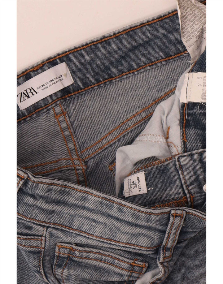 Zara Womens Slim Jeans EU 38 Small W28 L27 Blue Cotton