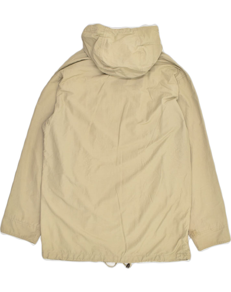 EDDIE BAUER Mens Hooded Utility Jacket UK 38 Medium Beige Cotton | Vintage Eddie Bauer | Thrift | Second-Hand Eddie Bauer | Used Clothing | Messina Hembry 