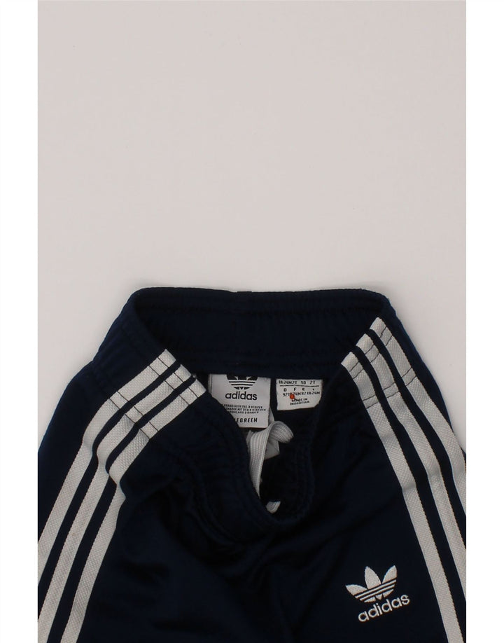 ADIDAS Baby Boys Joggers Tracksuit Trousers 18-24 Months  Navy Blue