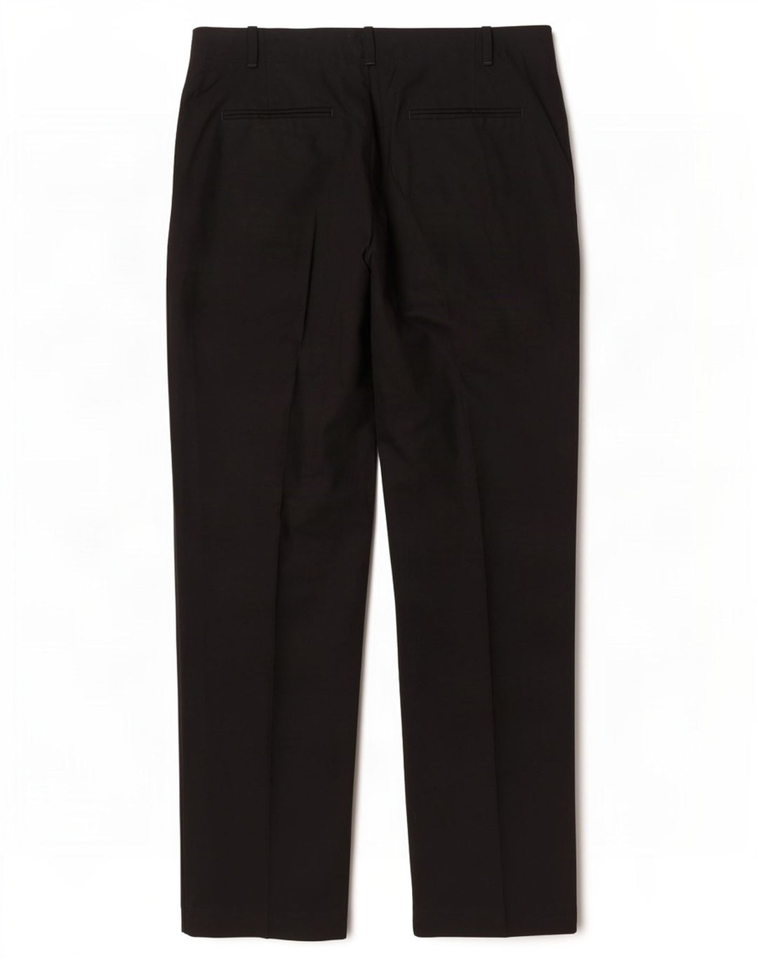 Zara Womens Straight Suit Trousers EU 42 Large W32 L34 Black Polyester