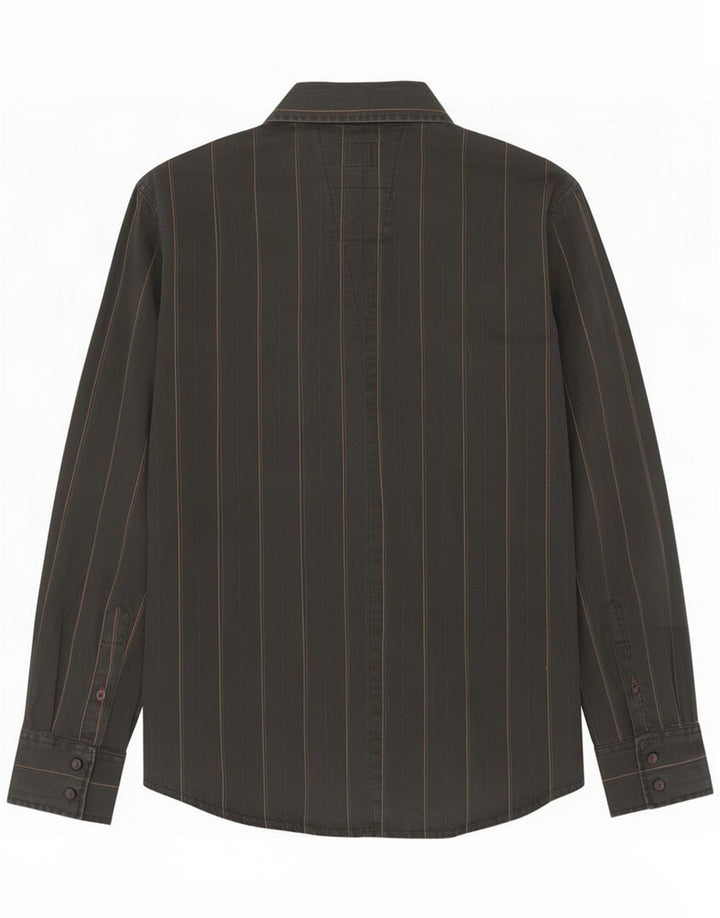 G-Star Mens Graphic Shirt Medium Black Striped Cotton