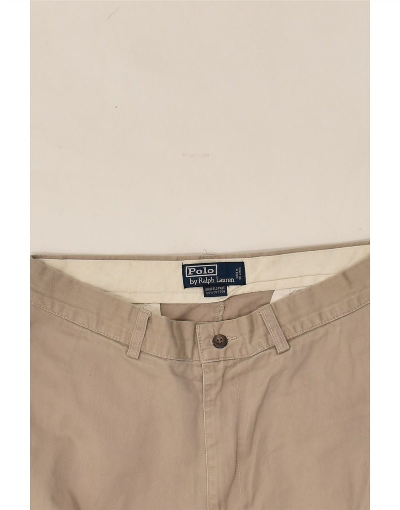 POLO RALPH LAUREN Mens Chatfield Pant Tapered Chino Trousers W32 L27 Beige | Vintage Polo Ralph Lauren | Thrift | Second-Hand Polo Ralph Lauren | Used Clothing | Messina Hembry 