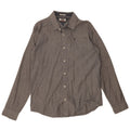 Tommy Hilfiger Mens Regular Fit Shirt Medium Grey Cotton