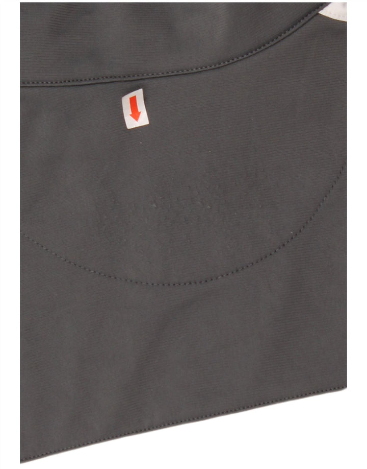 NIKE Boys Tracksuit Top Jacket 12-13 Years Large Grey Colourblock