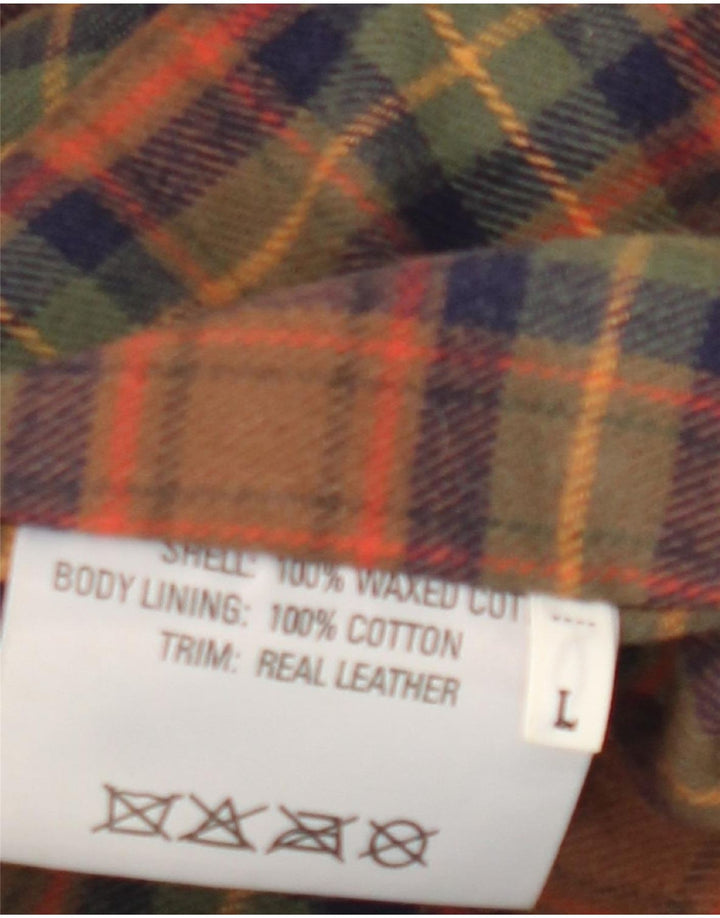 Michael Mortell Mens Waxed Cotton Jacket UK 40 Large Brown Cotton