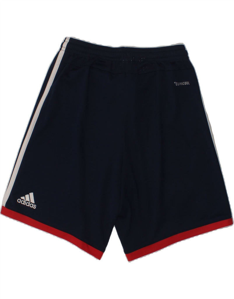 ADIDAS Boys Climacool Sport Shorts 11-12 Years Navy Blue Polyester | Vintage Adidas | Thrift | Second-Hand Adidas | Used Clothing | Messina Hembry 