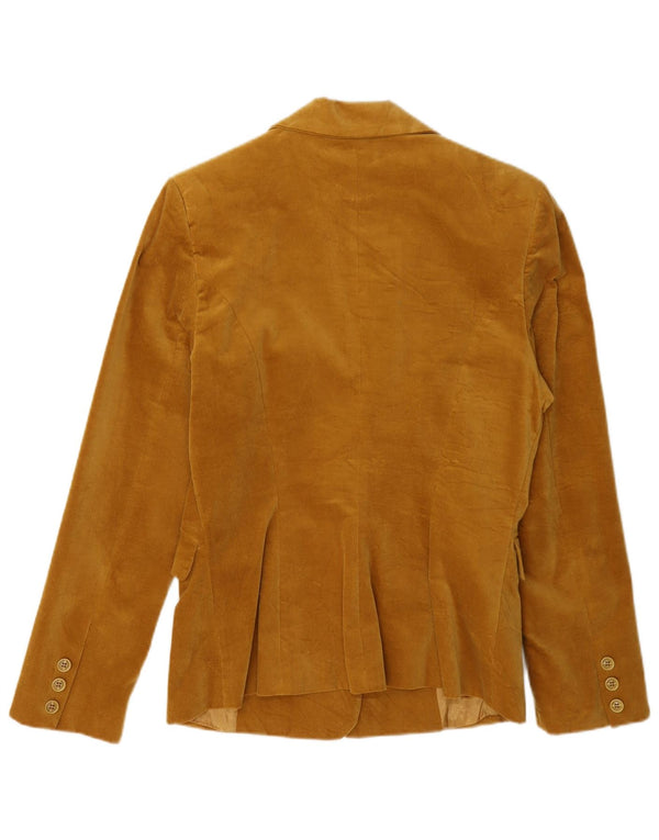 Cristina Gavioli Womens 2 Button Blazer Jacket IT 46 Large Brown Spandex