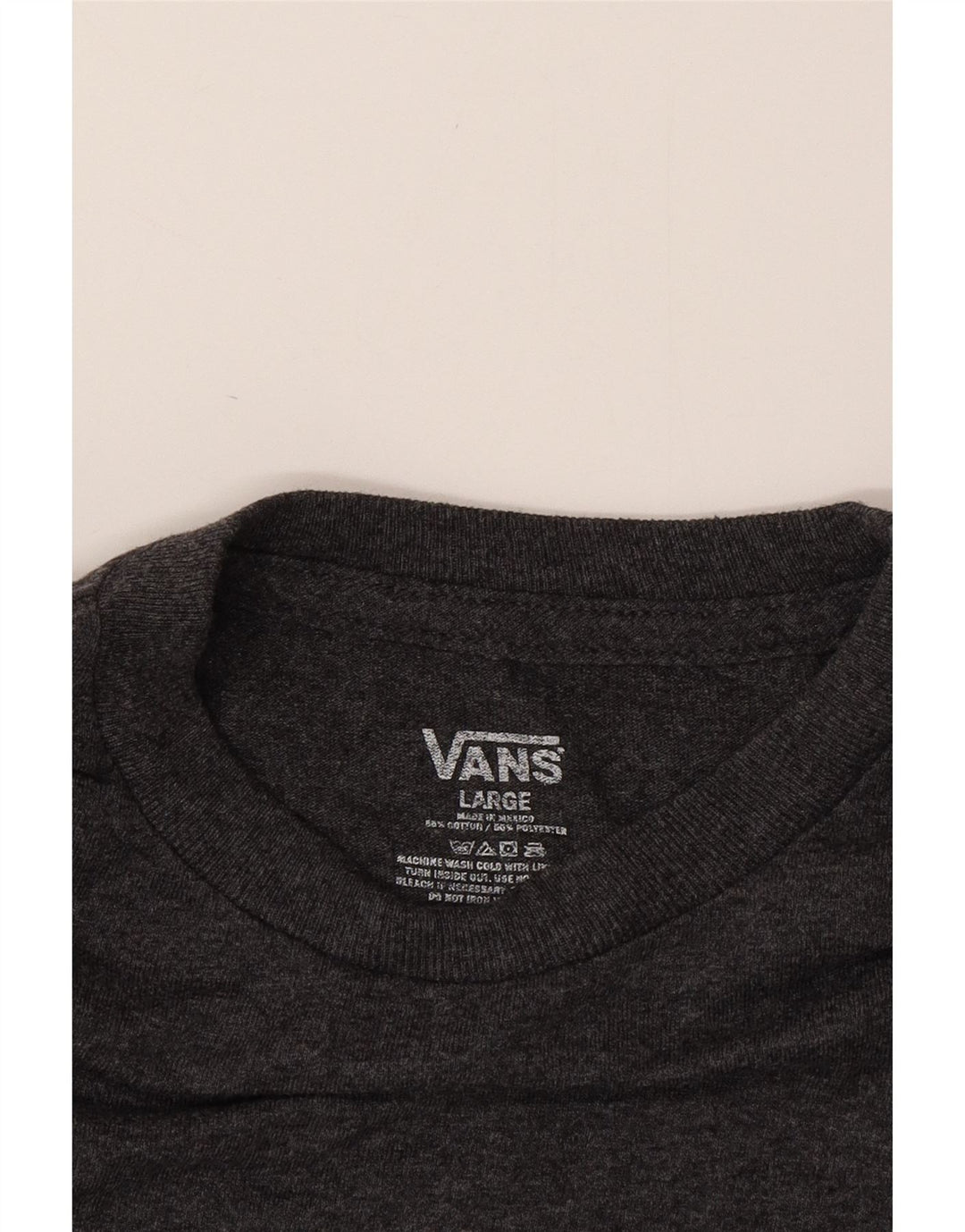 VANS Boys Graphic T-Shirt Top 12-13 Years Large Grey Cotton
