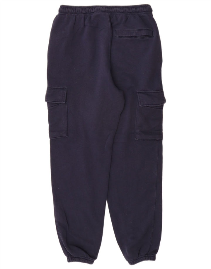 Nike Mens Tracksuit Trousers Joggers Small Navy Blue Cotton