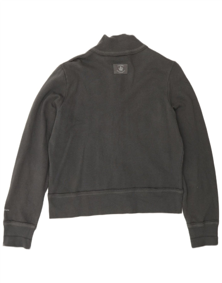 Champion Womens Columbia University Tracksuit Top Jacket UK 16 Large Grey