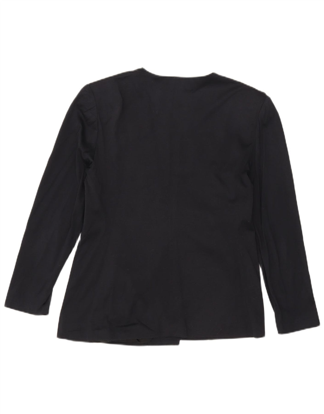 Luisa Spagnoli Womens Double Breasted Blazer Jacket IT 48 XL Navy Blue
