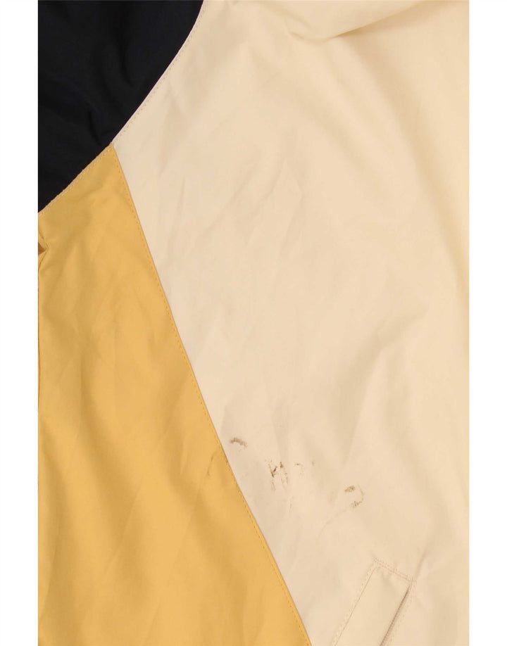 Kappa Womens Tracksuit Top Jacket UK 18 XL Beige Colourblock Polyester