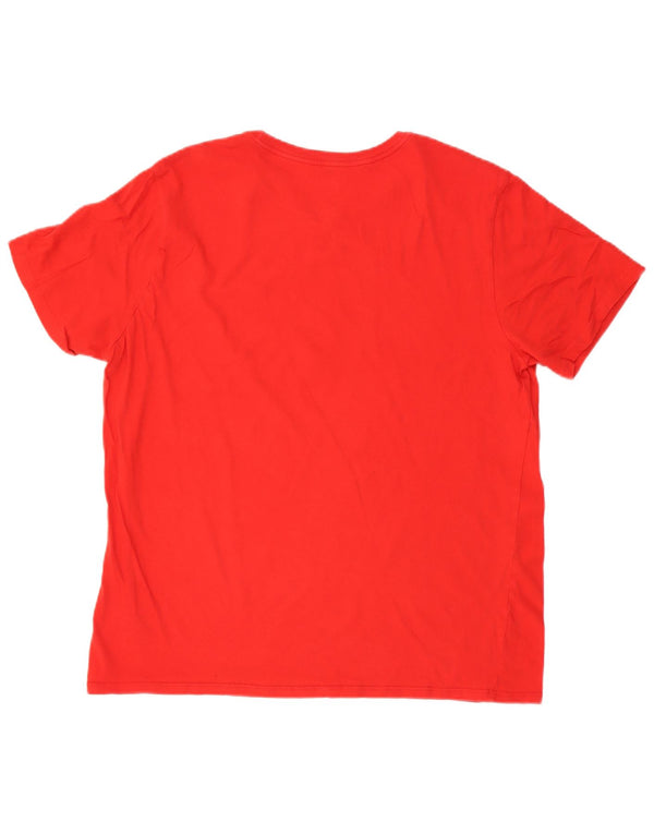 Nike Mens Graphic T-Shirt Top XL Red Cotton