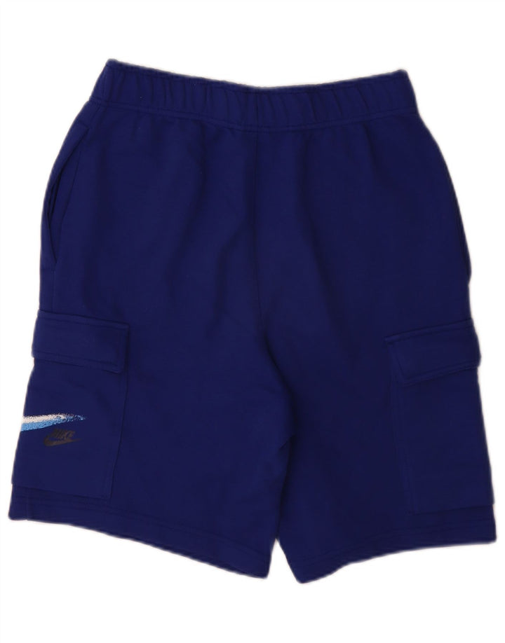 Nike Mens Graphic Sport Shorts XS Blue Cotton
