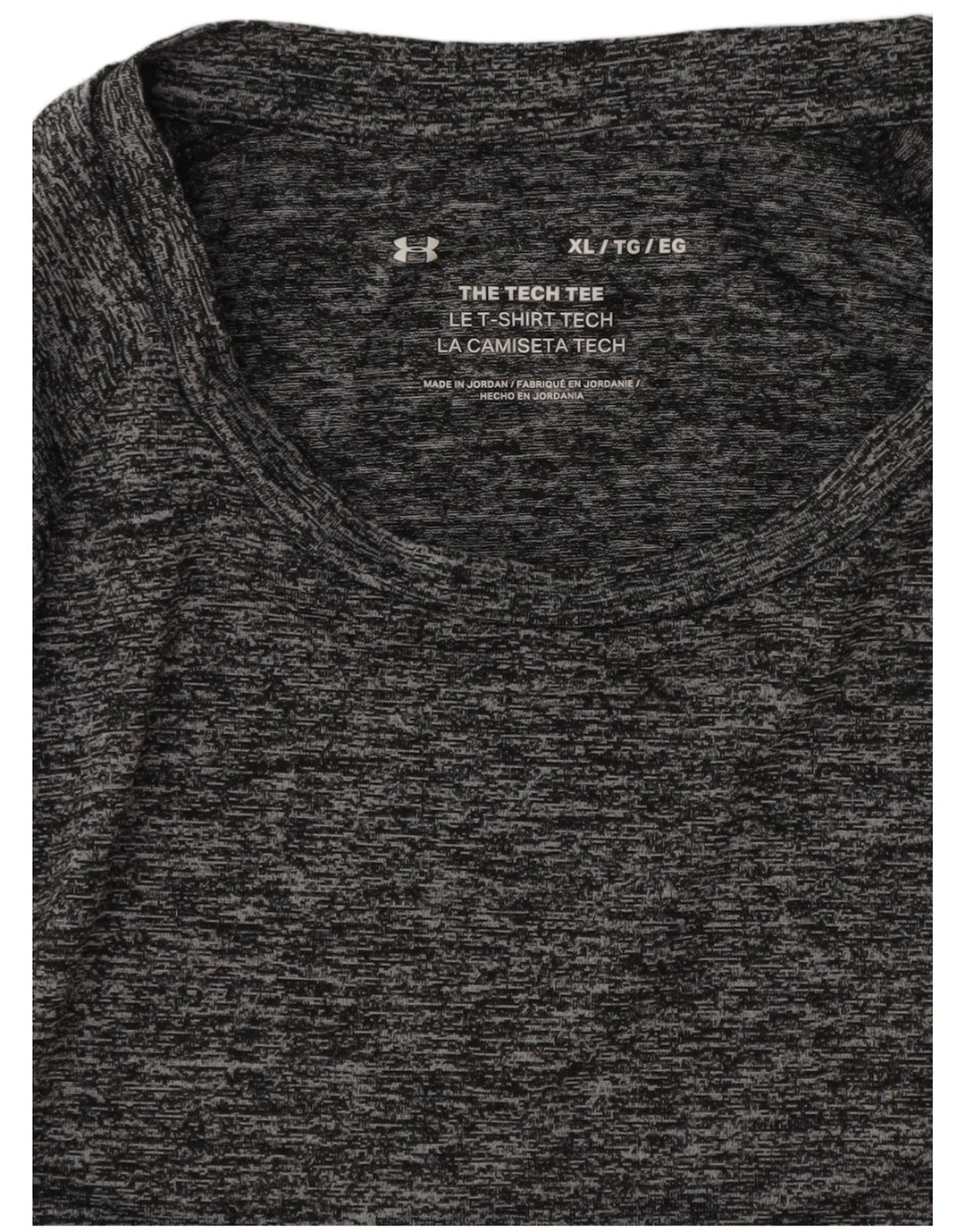 UNDER ARMOUR Mens T-Shirt Top XL Grey Flecked